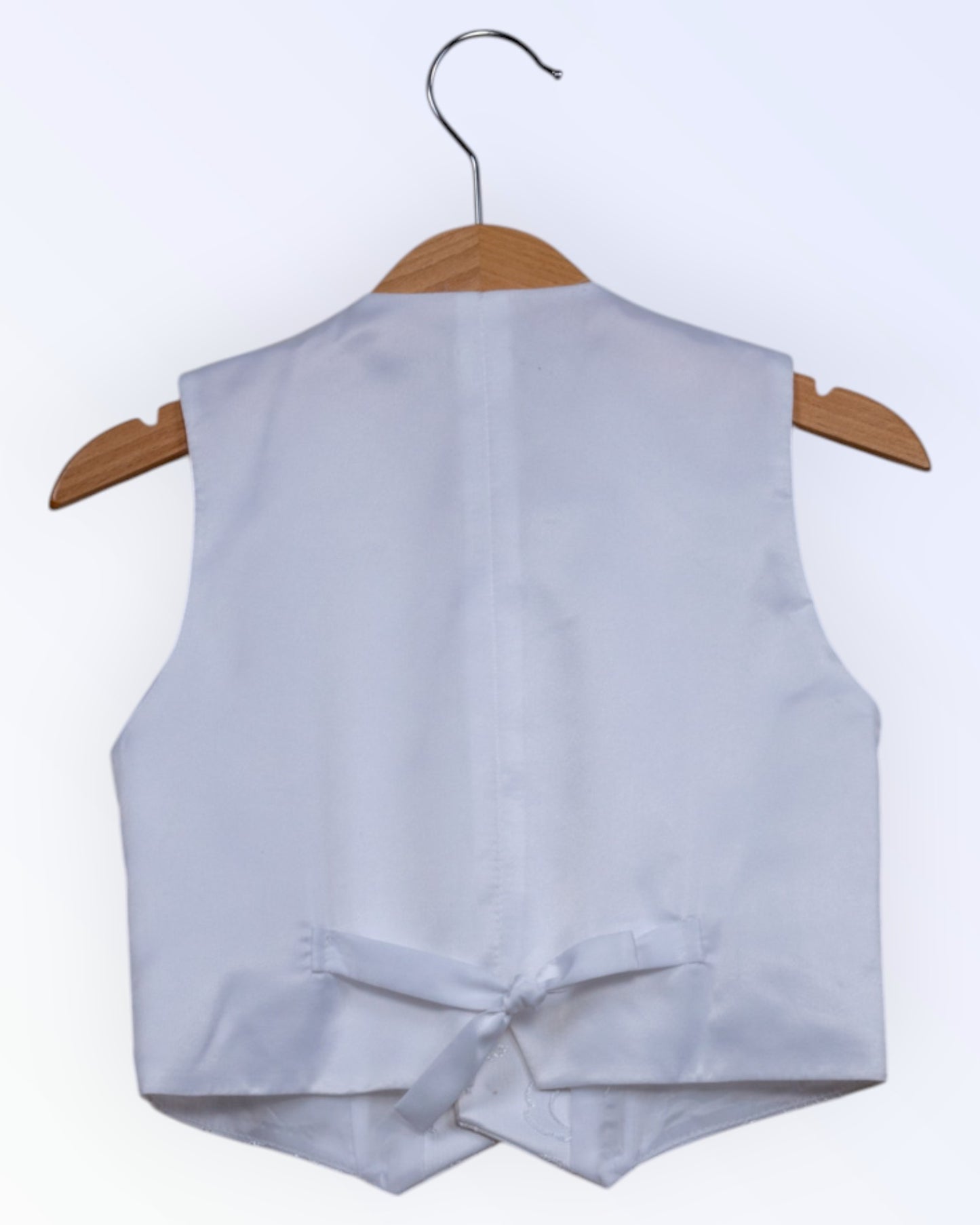 Boys' formal white vest
