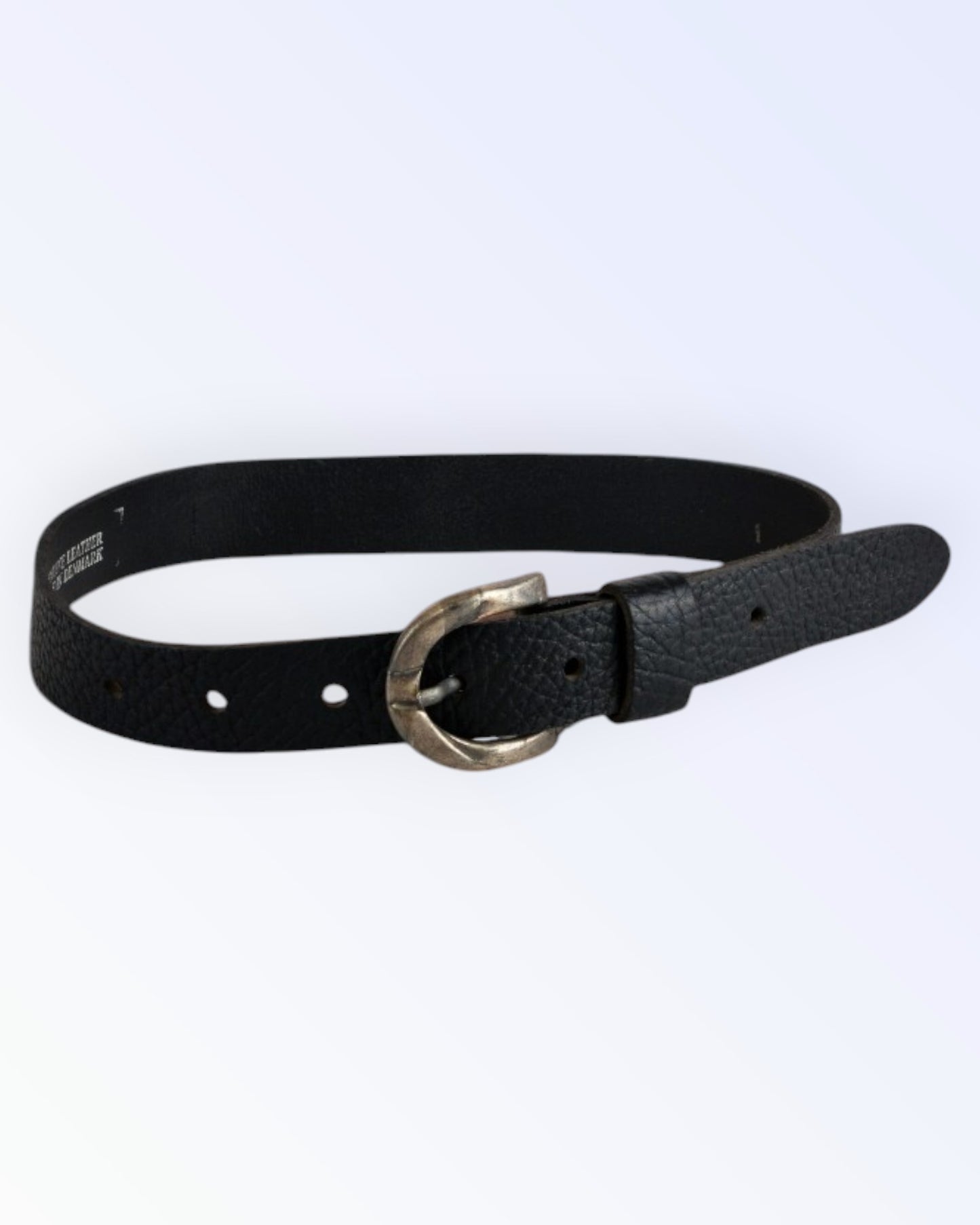Leather belt