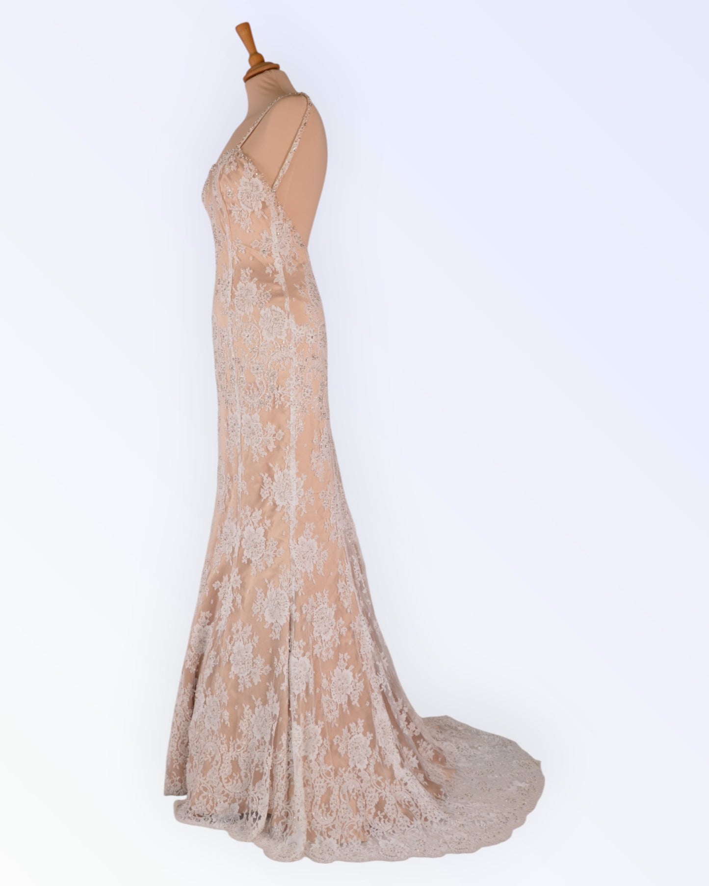 French lace wedding dress