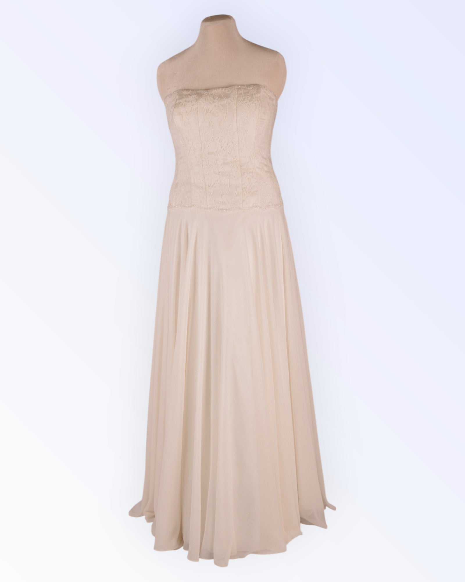 Wedding dress with corset