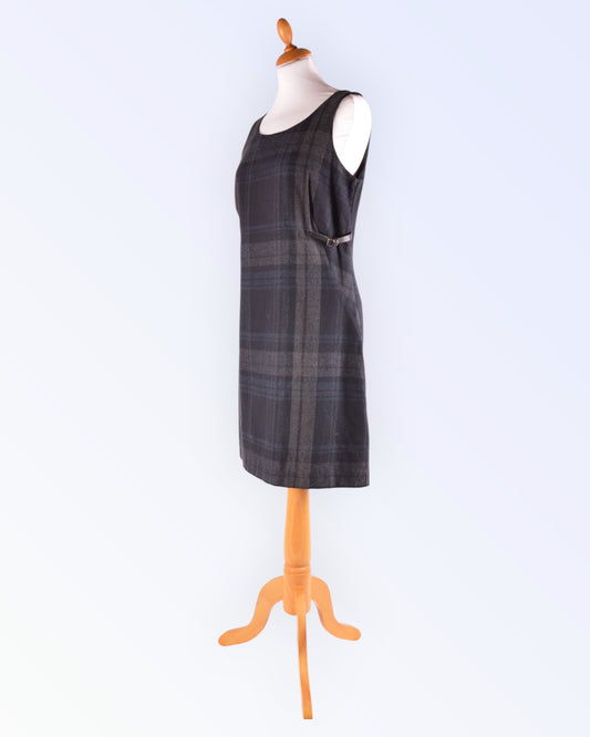 Sti checkered office dress