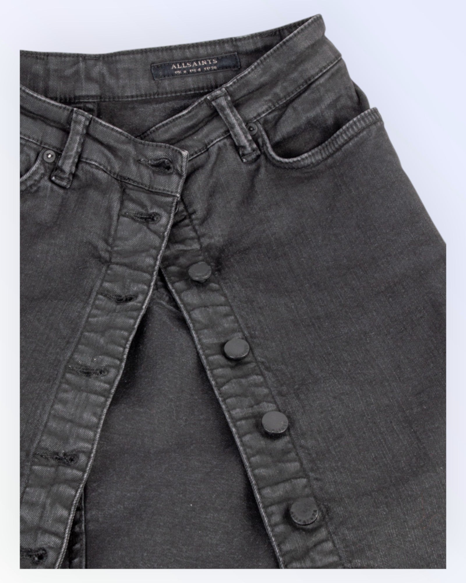 AllSaints musta farkkuhame
