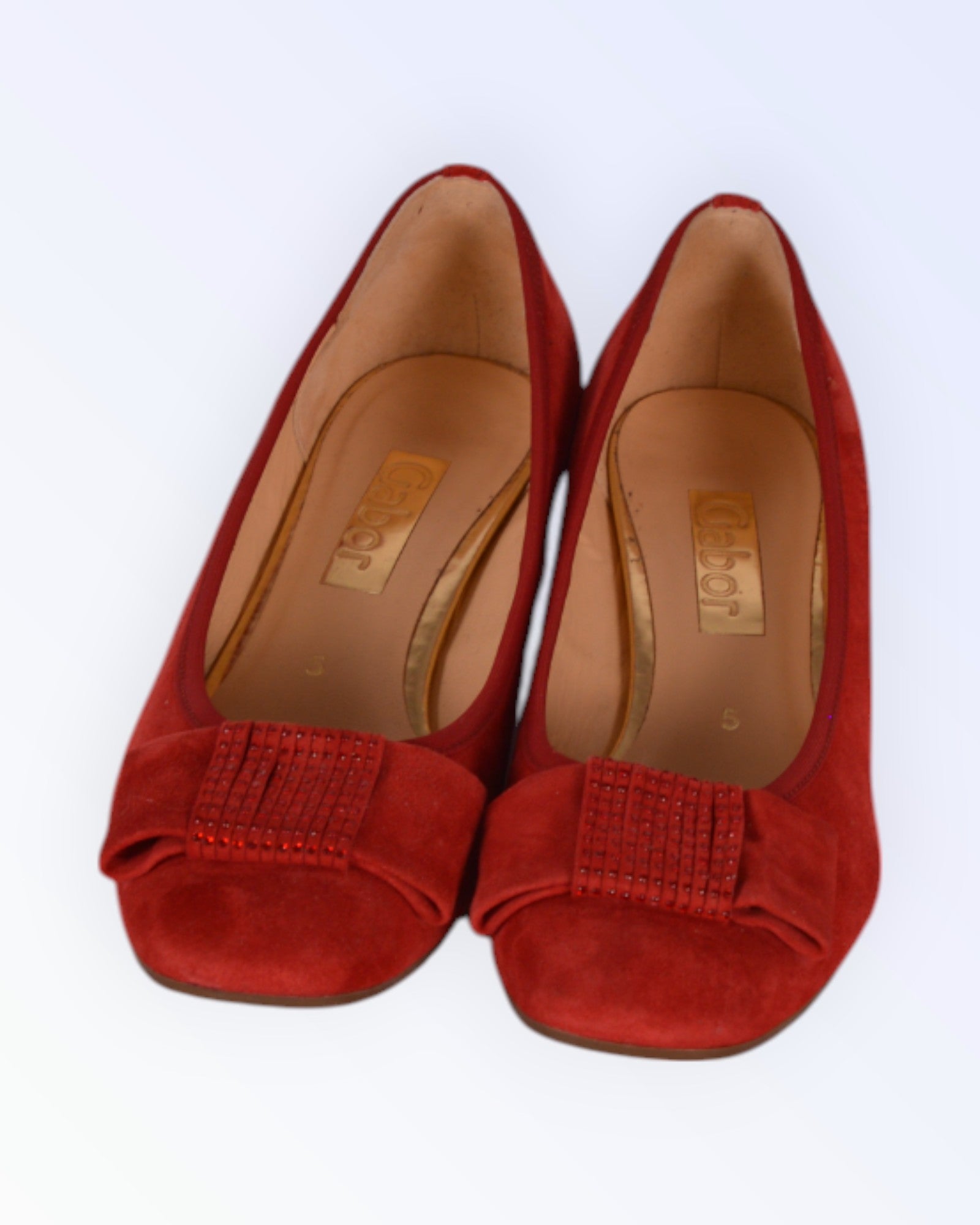 Gabor punased seemis-nahast kingad