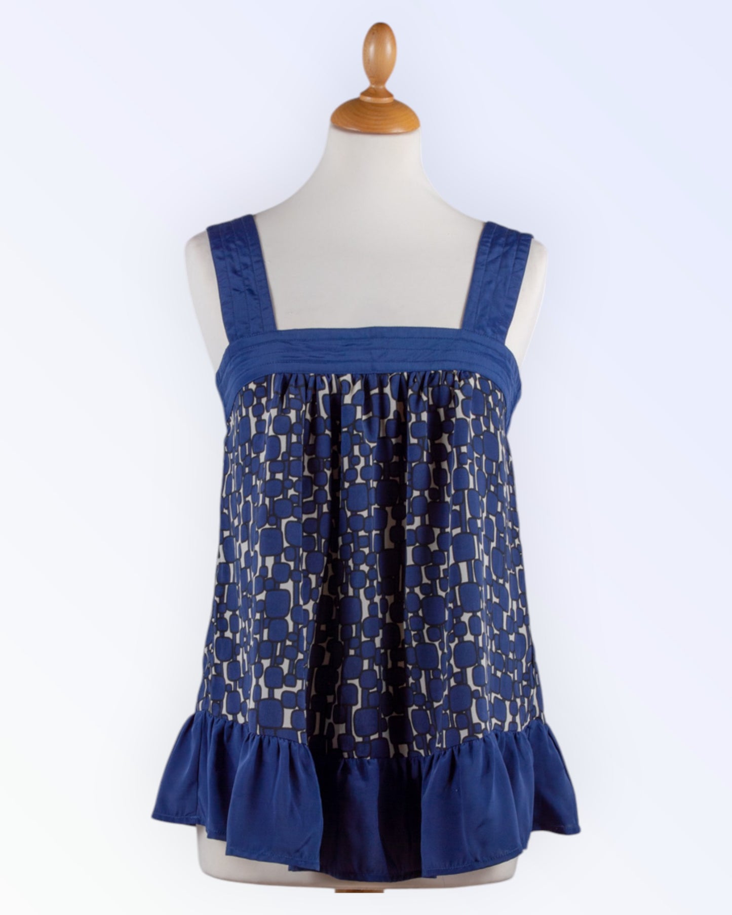 Monsoon top with blue details