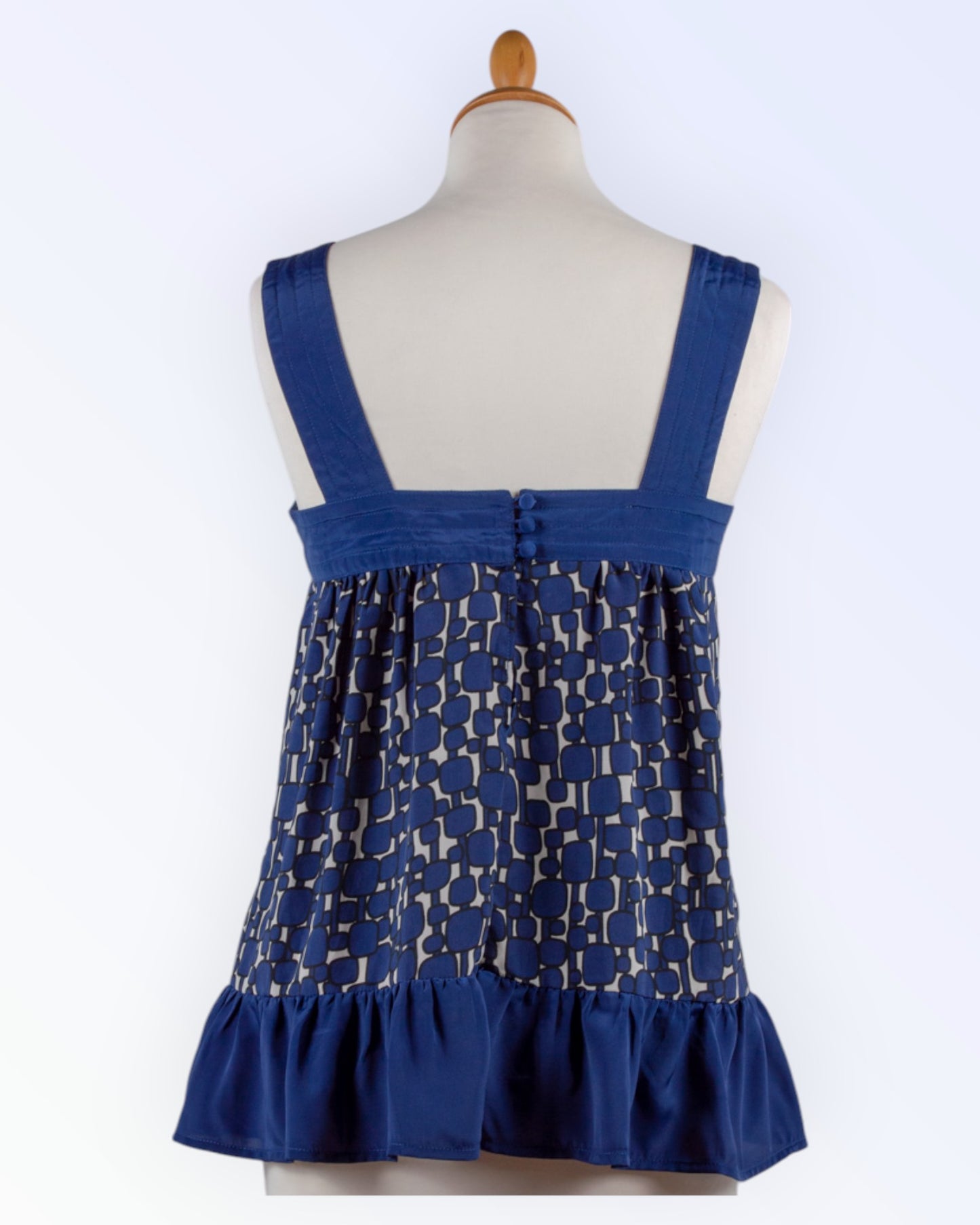 Monsoon top with blue details