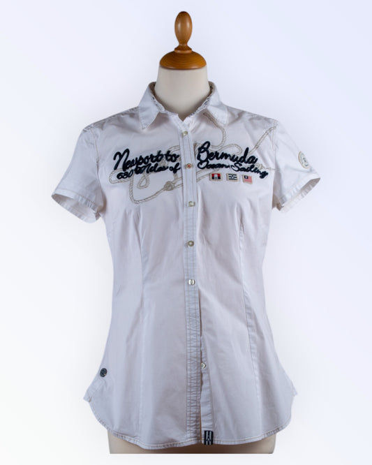 Gaastra white sporty blouse