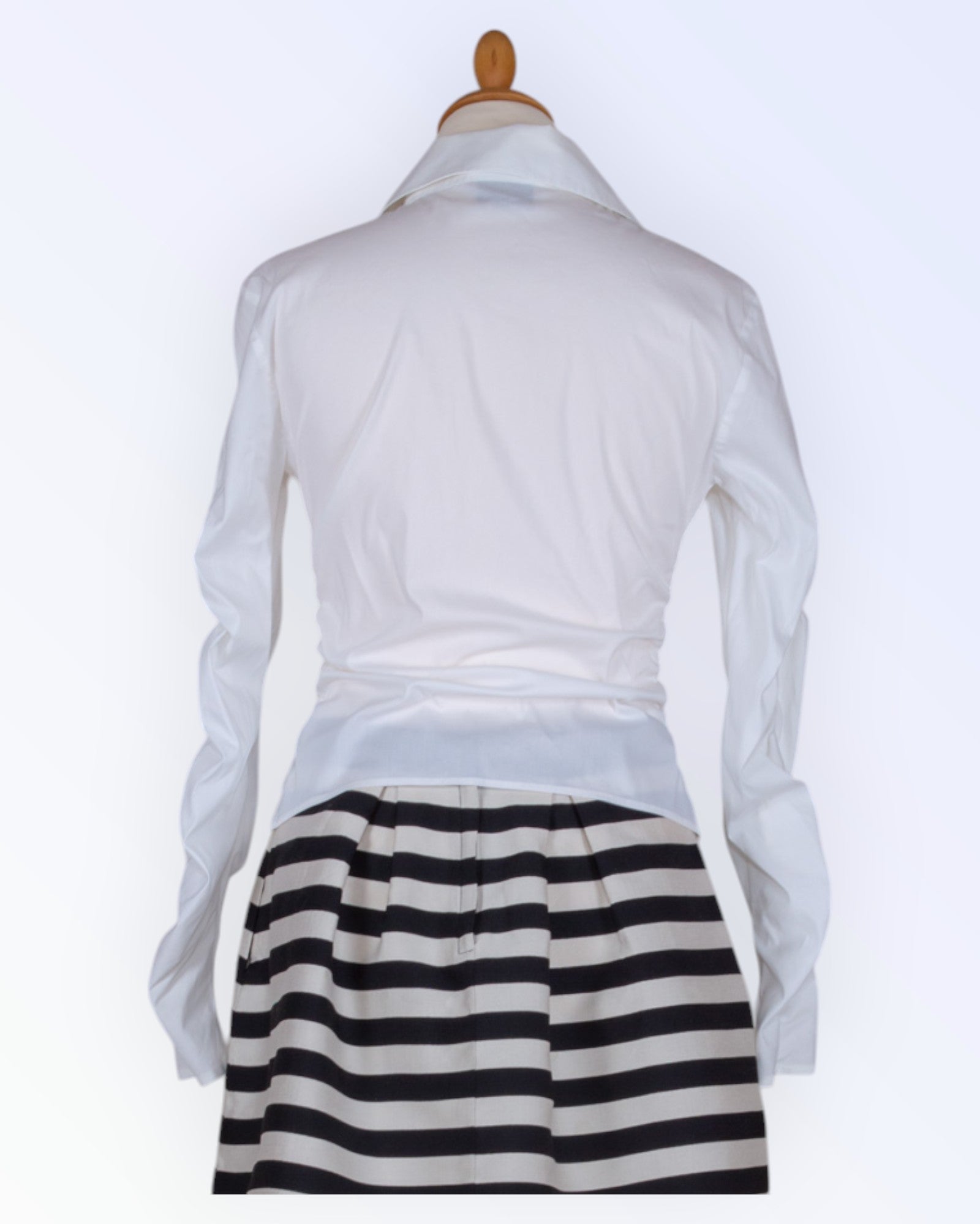 Trussardi Jeans white sporty blouse