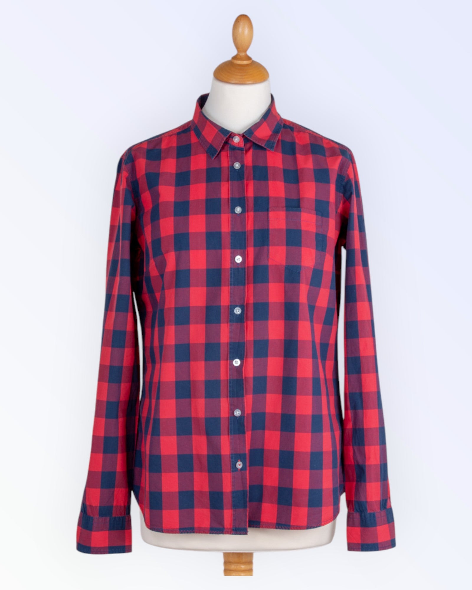 Marie Lund checkered day shirt