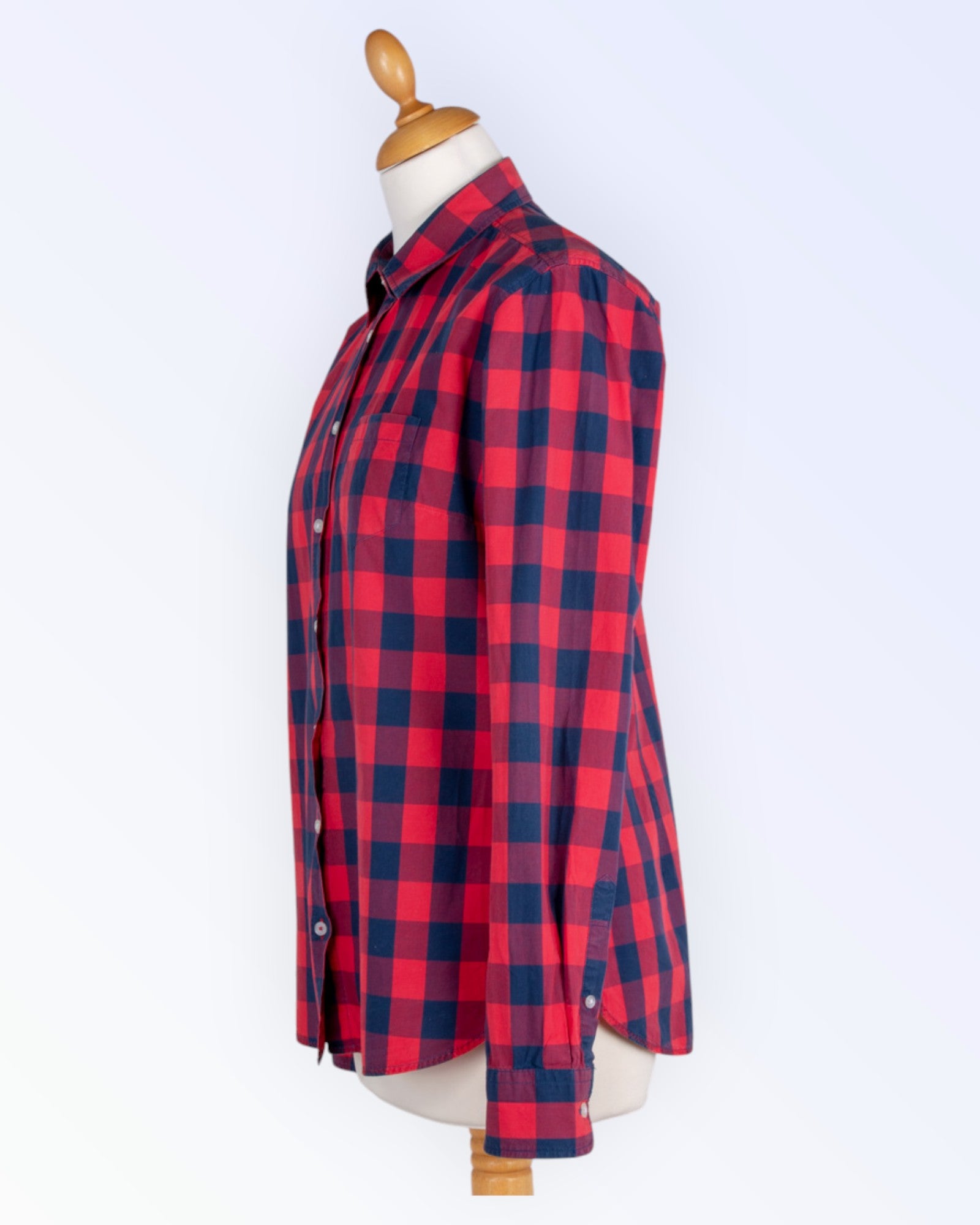 Marie Lund checkered day shirt