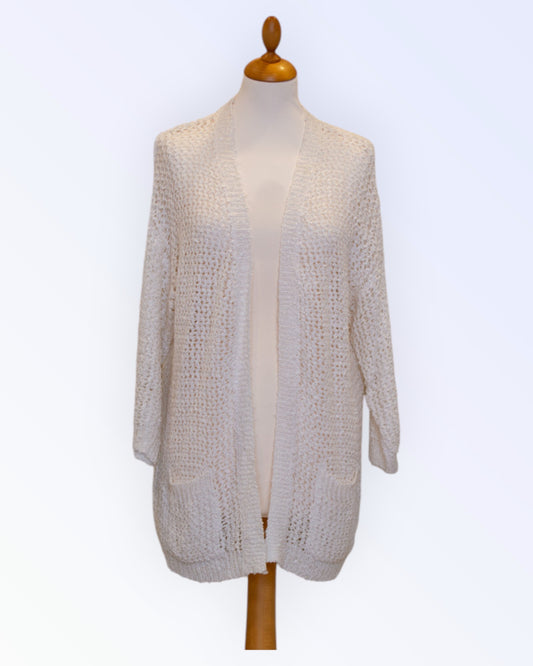 Bik Bok loose-fitting lace cardigan