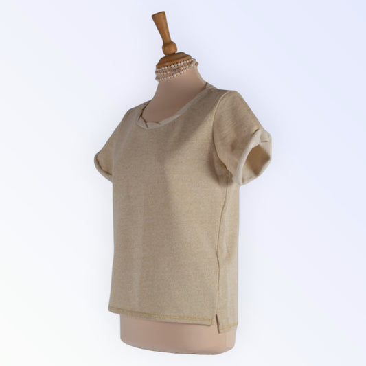 Levi's metallic knit top