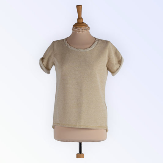 Levi's metallic knit top