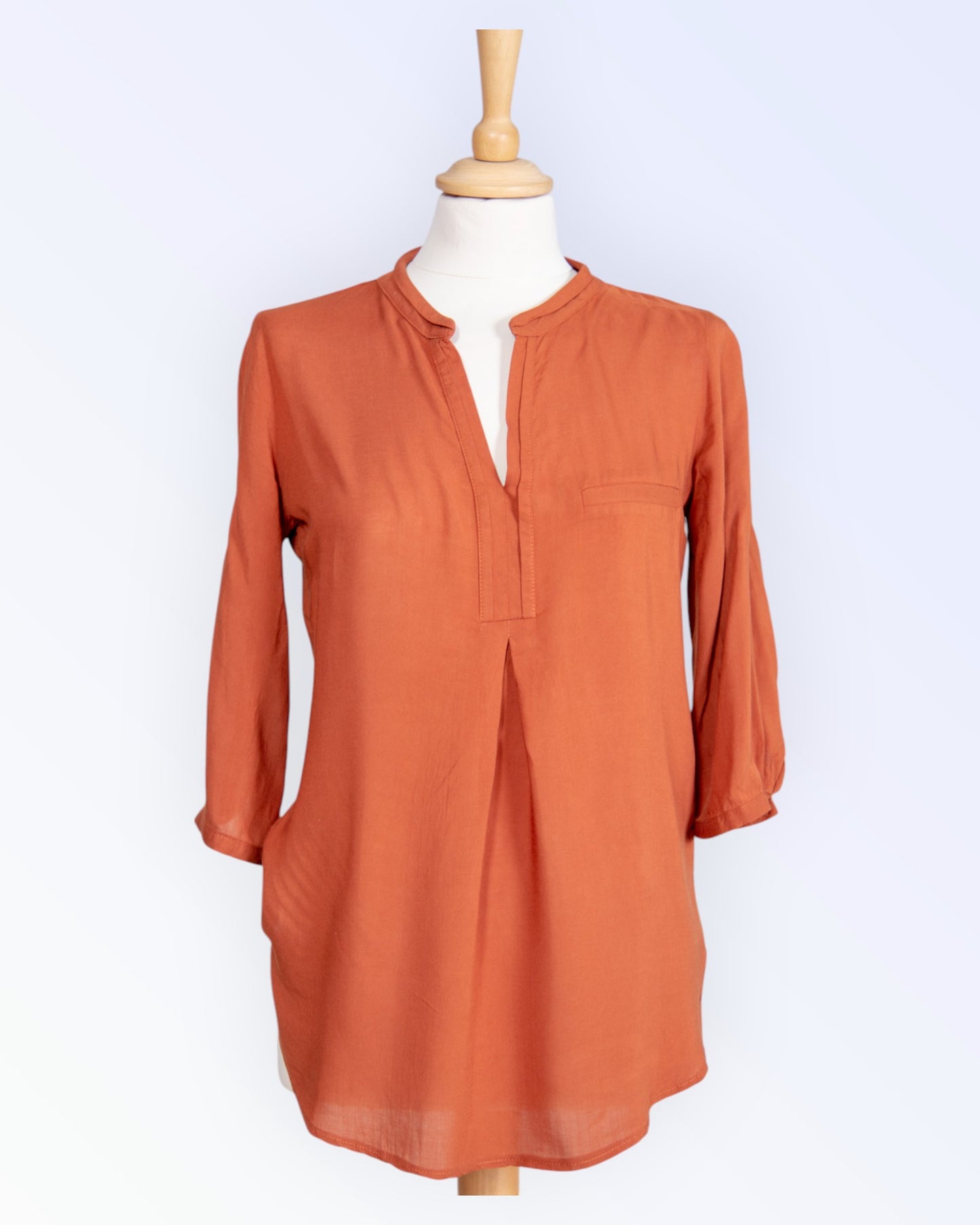 Orsay rust brown blouse