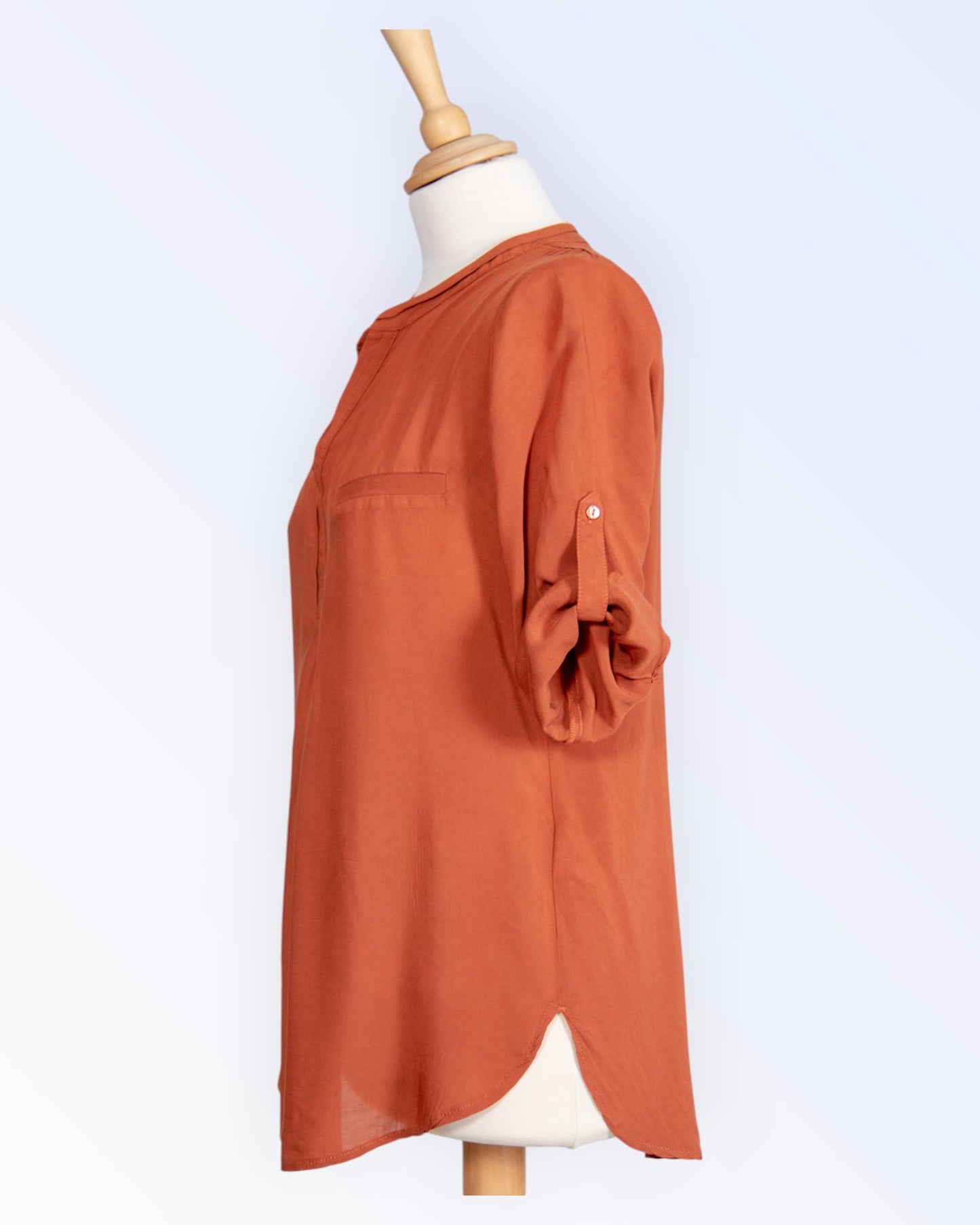 Orsay rust brown blouse