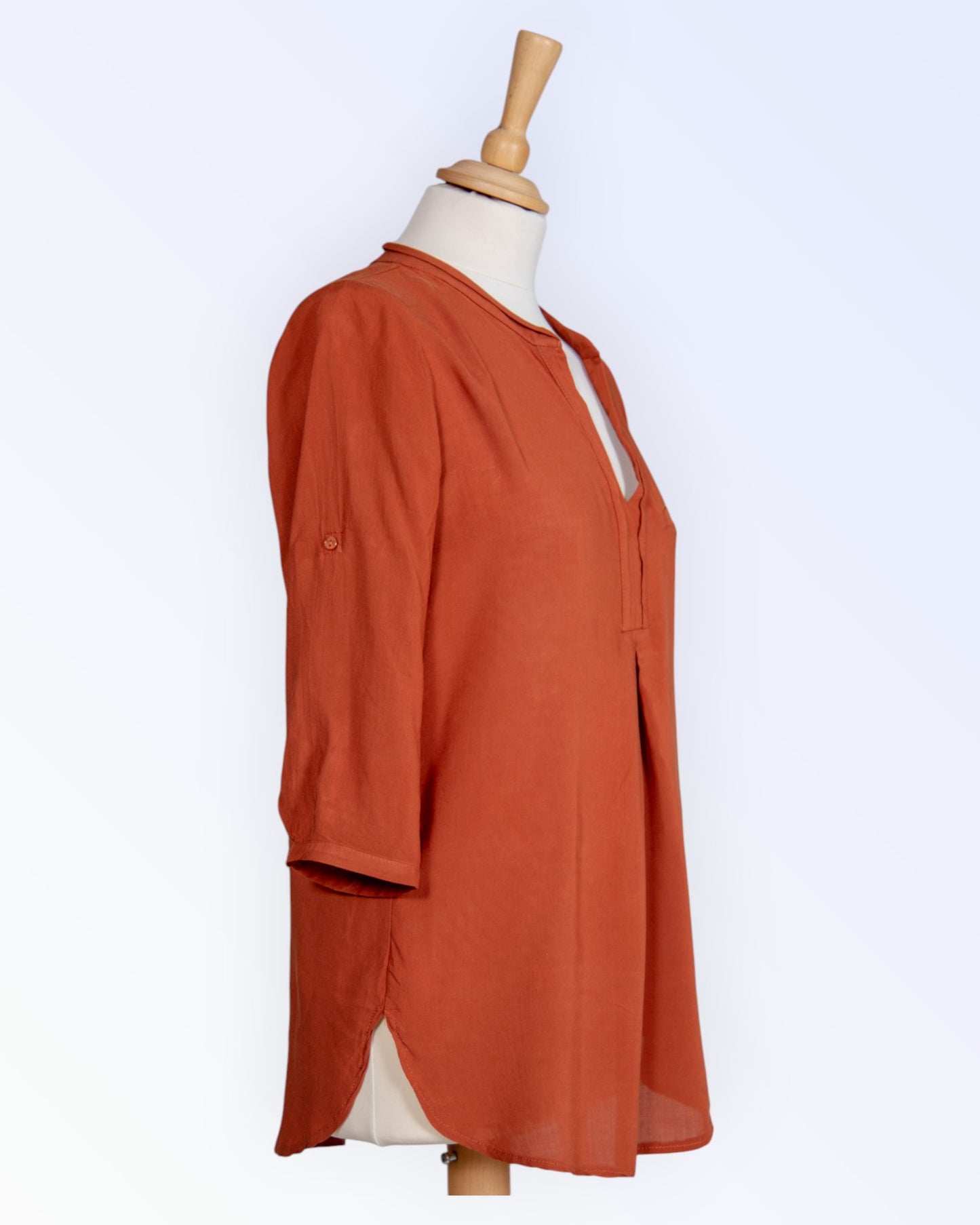 Orsay rust brown blouse