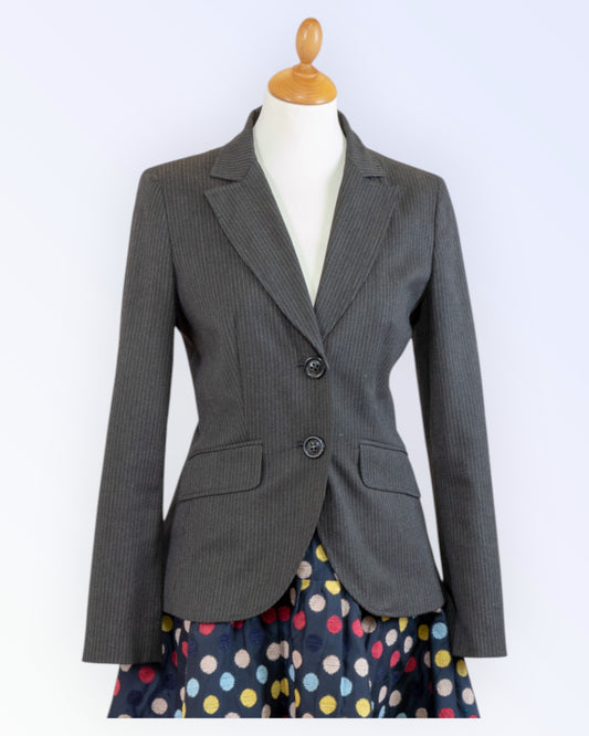 Marella striped blazer jacket