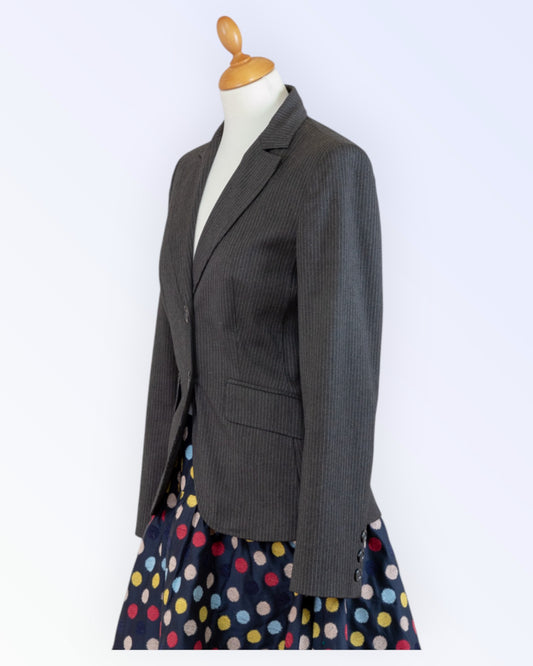 Marella striped blazer jacket