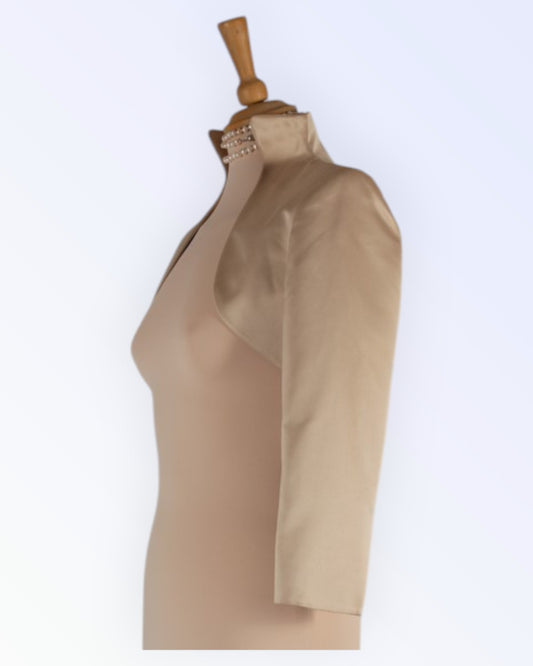 Mariposa beige bolero jacket