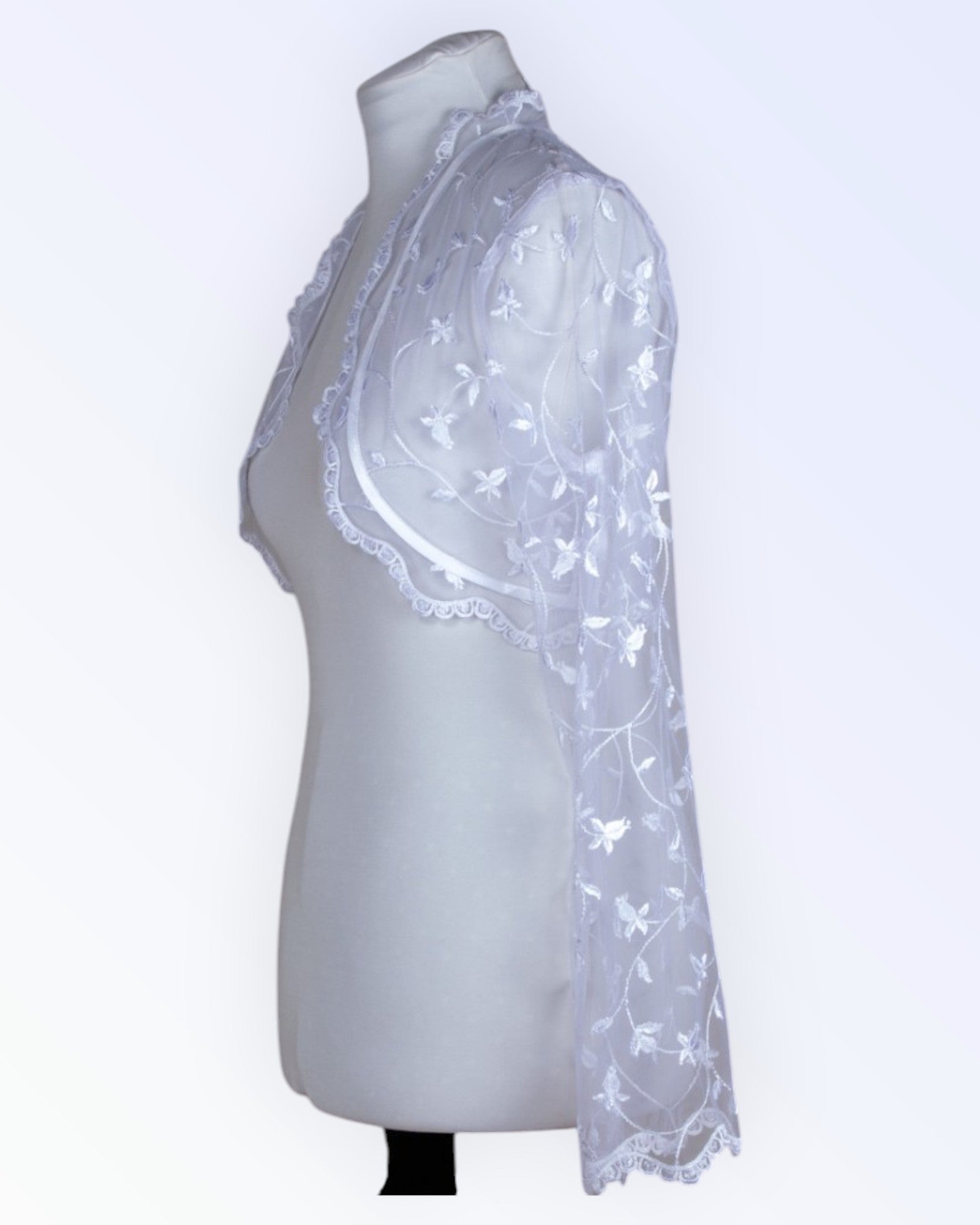 White lace bolero