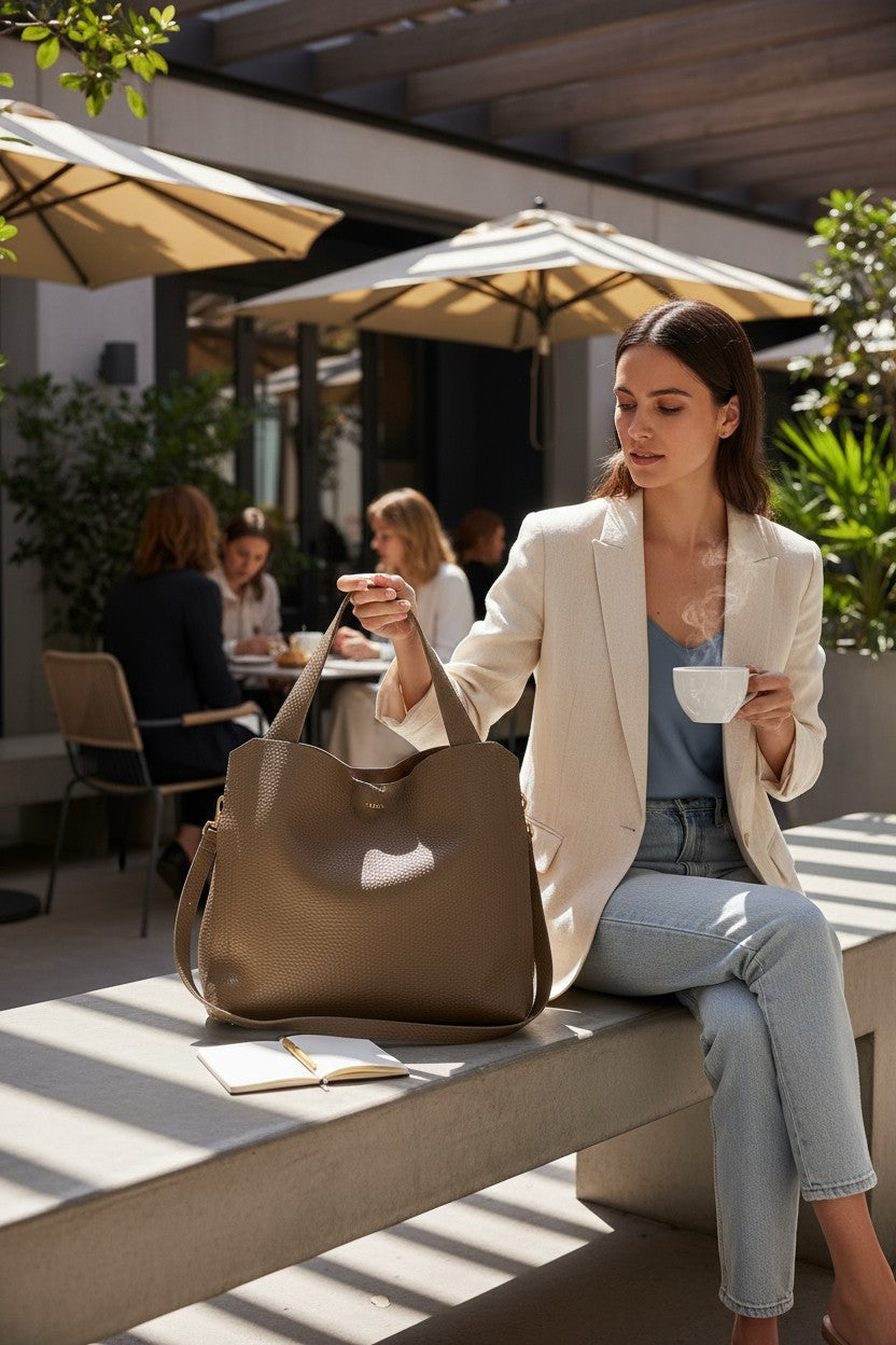 Furla tumeroheline käekott