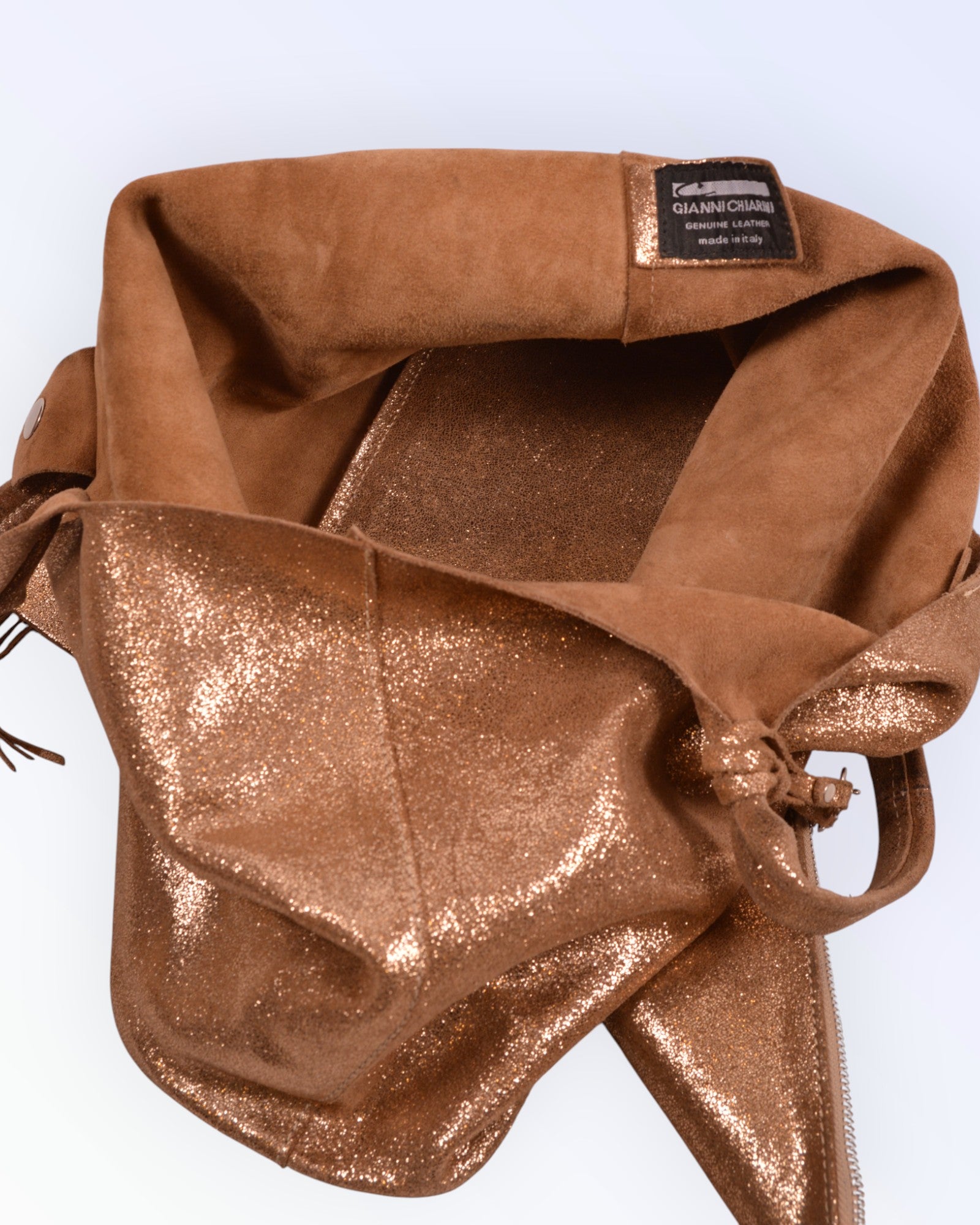 Gianni Chiarini glittering leather handbag