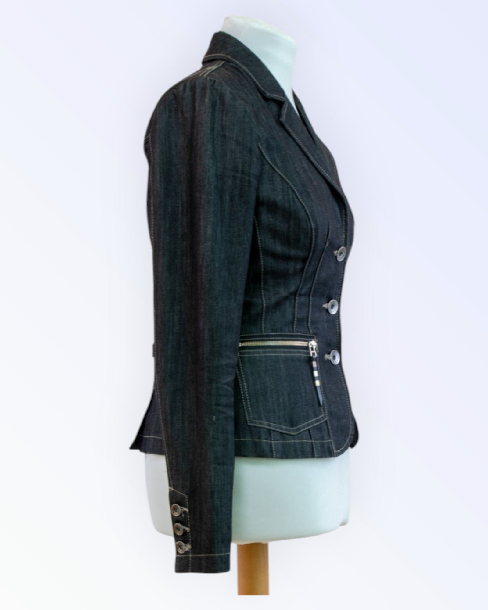 Geisha Vintage Denim teksajakk