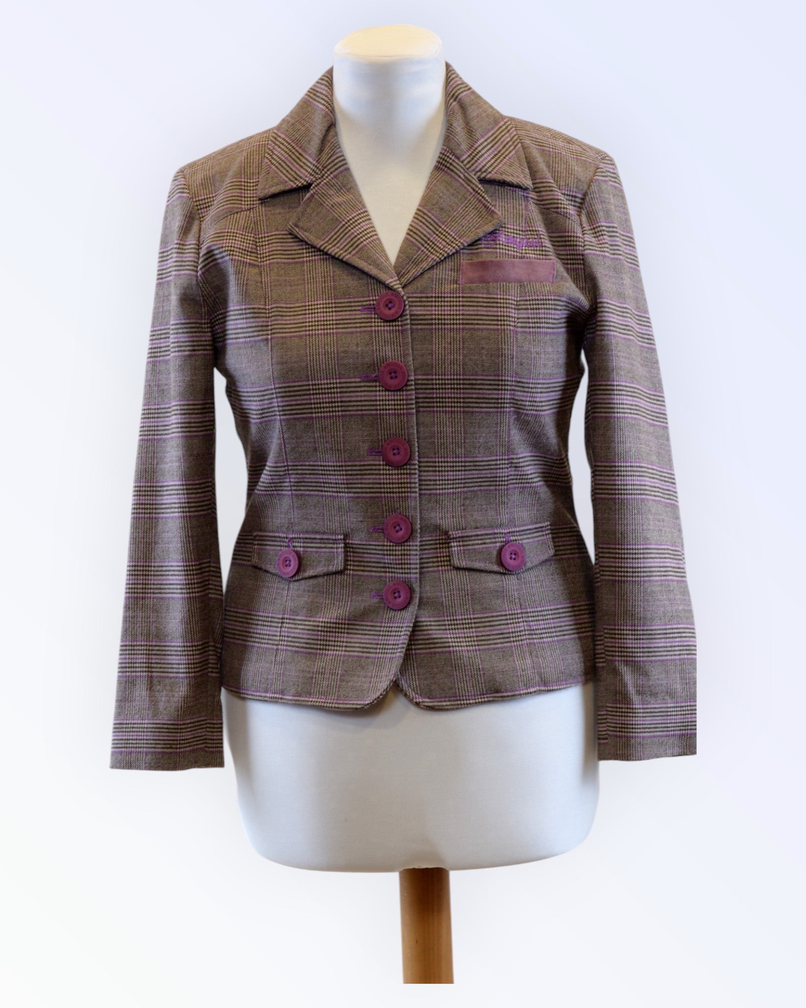 Mogul ruutukankaasta takki