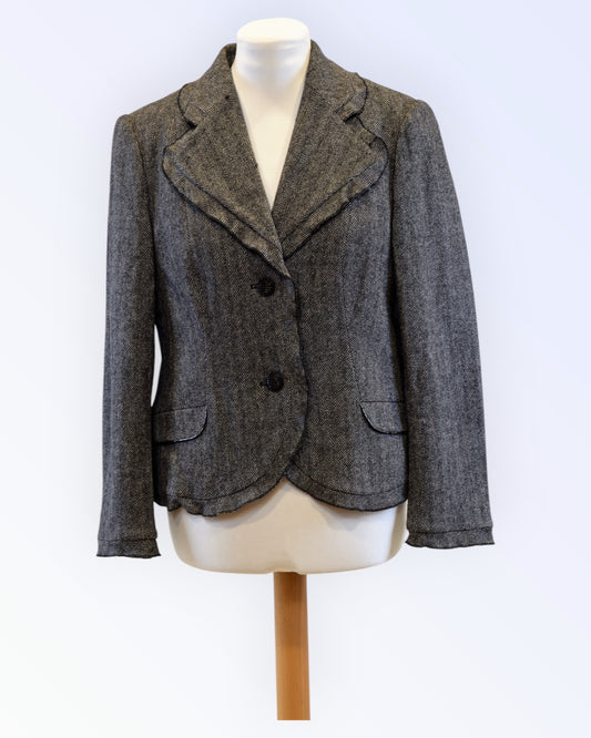 Blacky Dress herringbone suit jacket