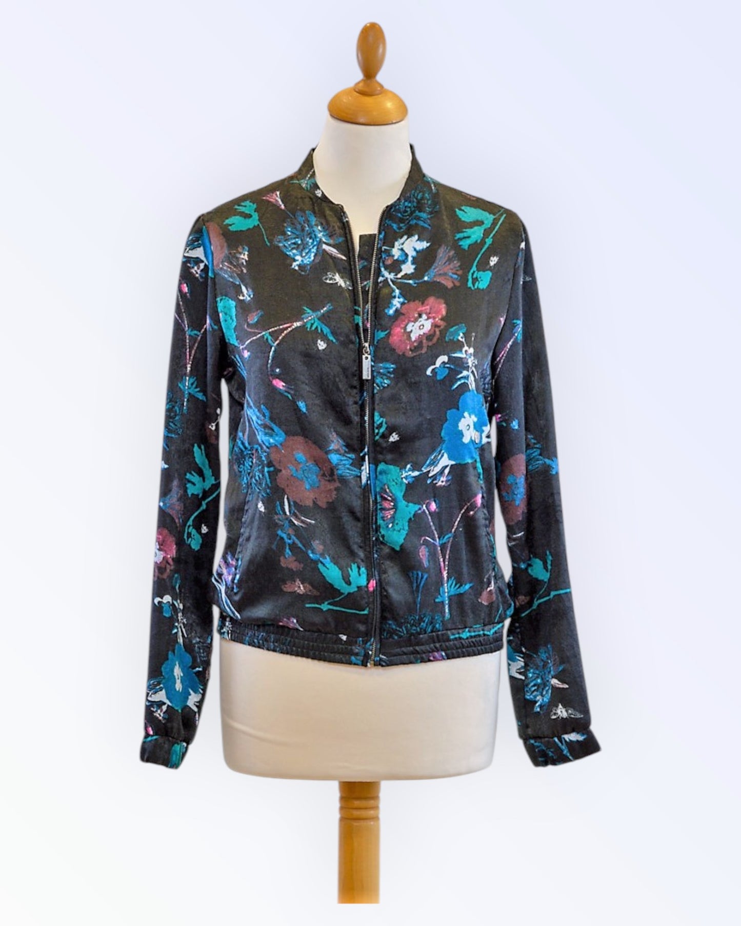 Garcia Jeans floral print sporty jacket