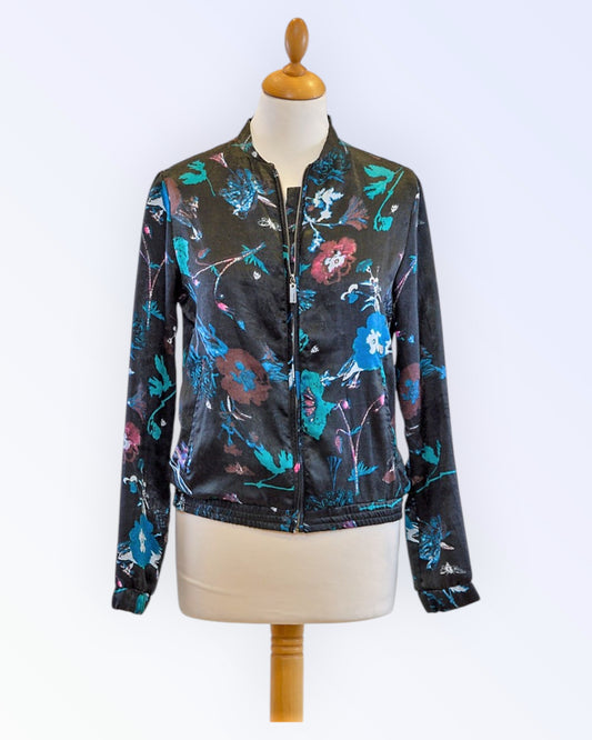 Garcia Jeans floral print sporty jacket