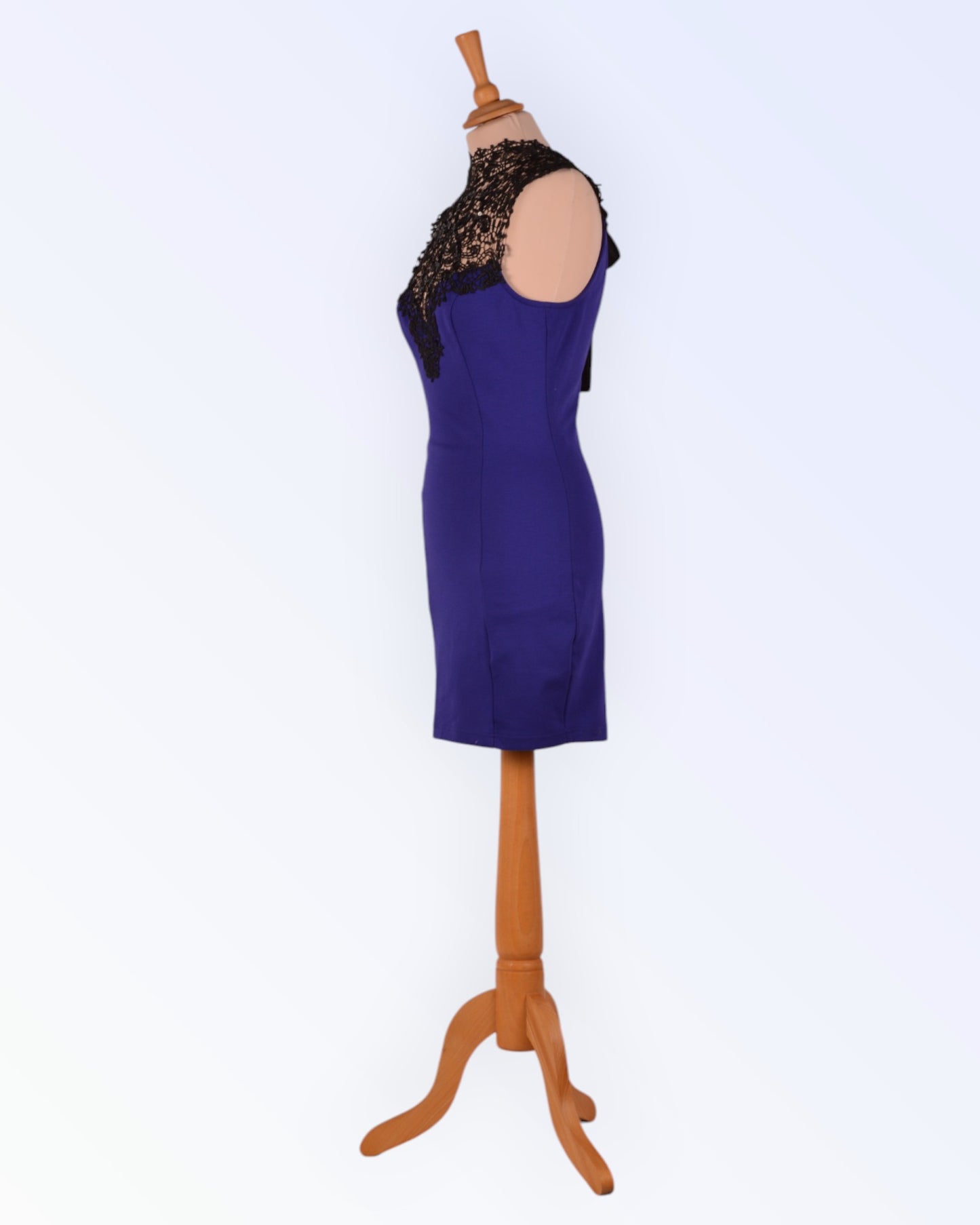 Lipsy purple knit party dress