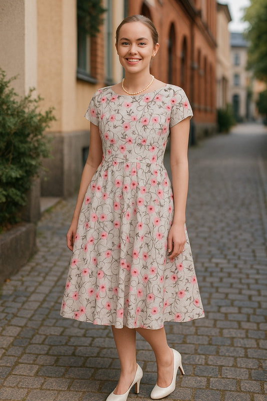 Festive lace dress