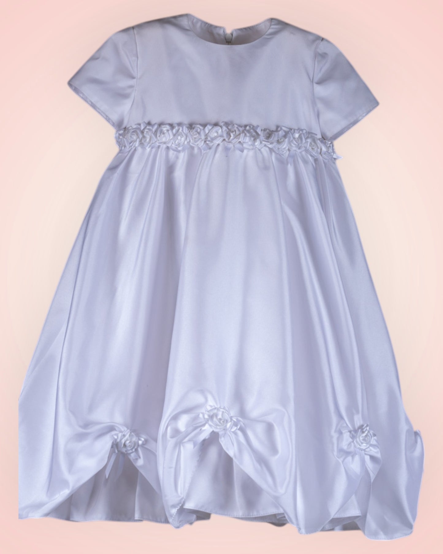 White party dress for little girls