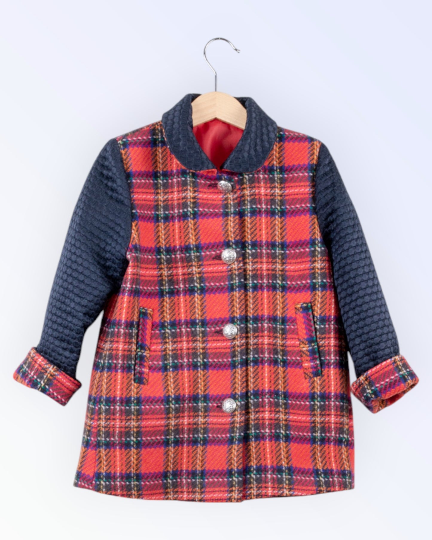 Little girl's coat and beret
