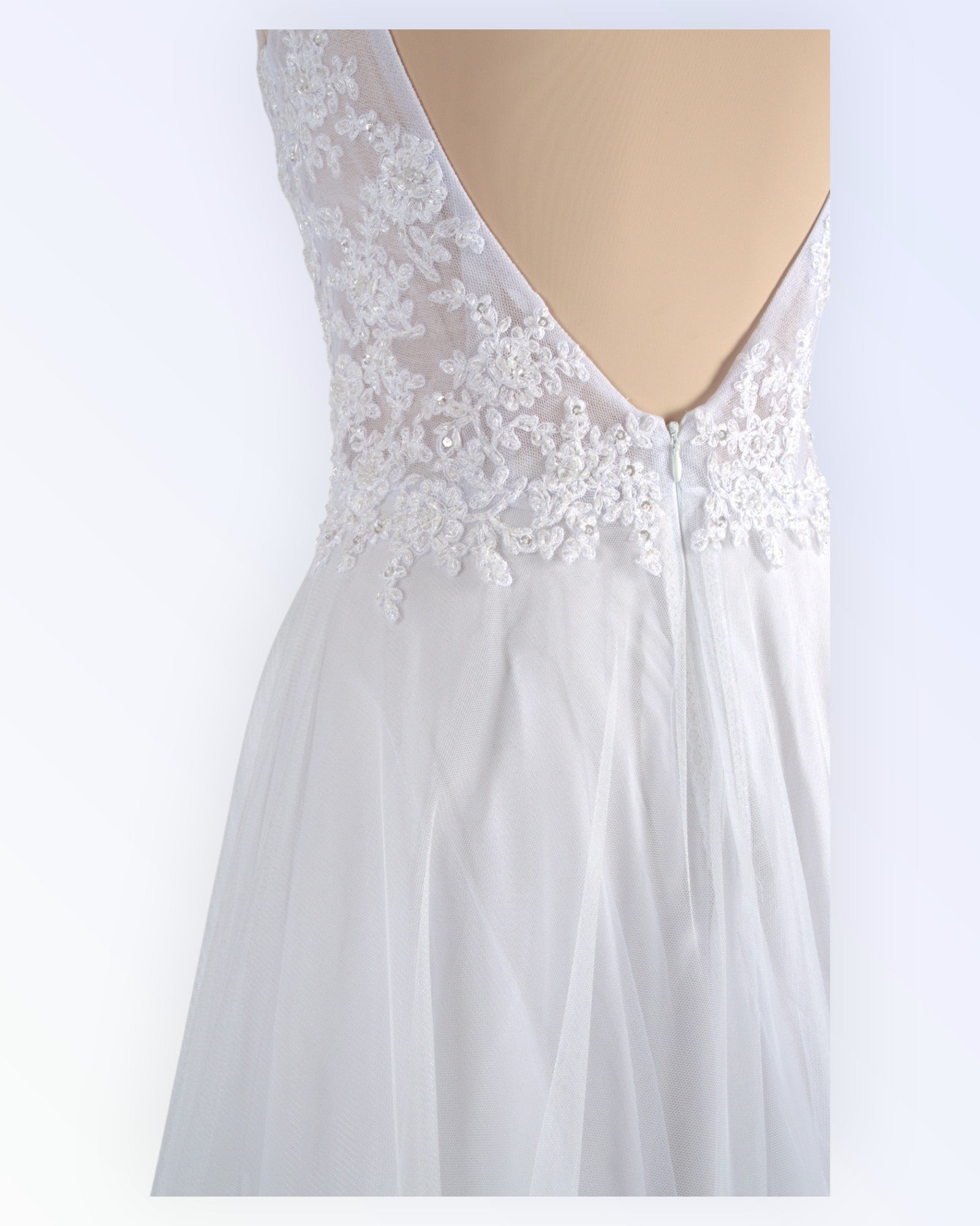 Tulle wedding dress