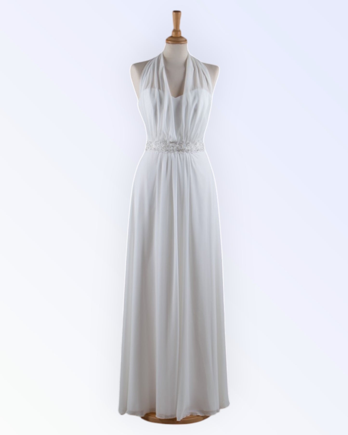 Chiffon wedding dress