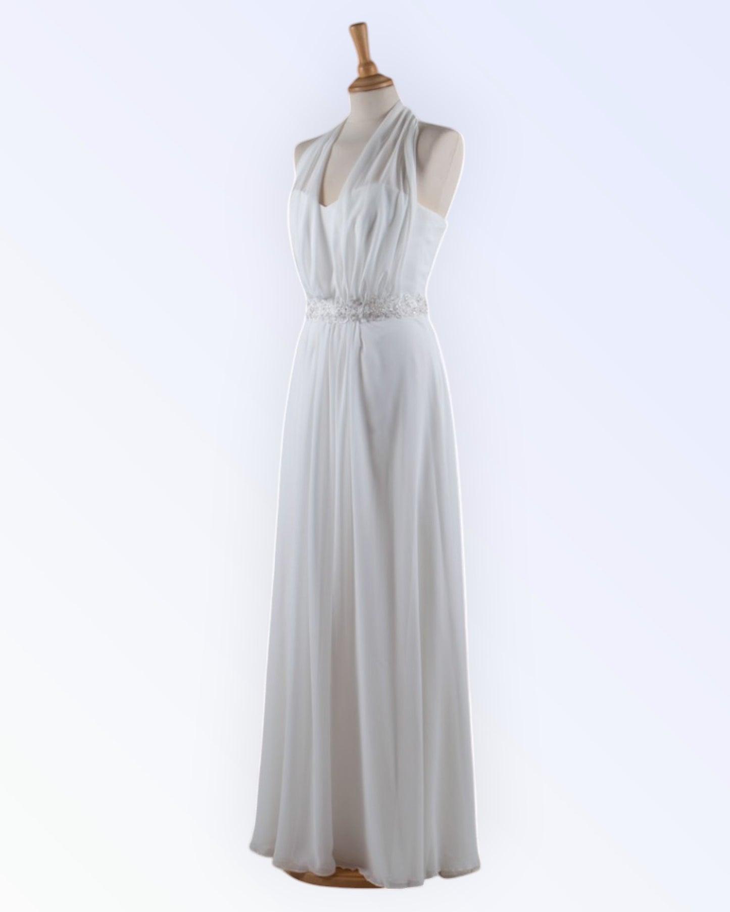 Chiffon wedding dress