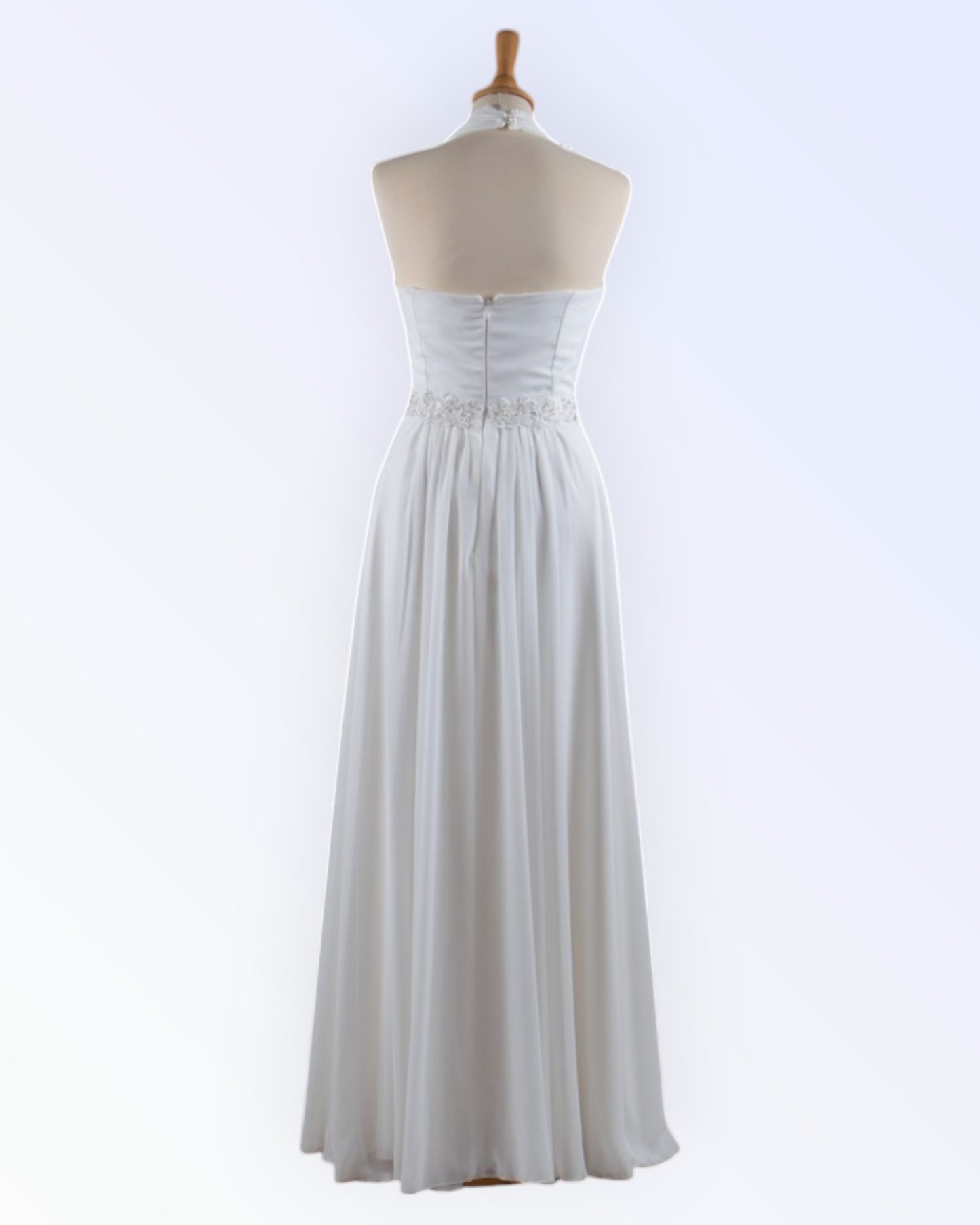 Chiffon wedding dress