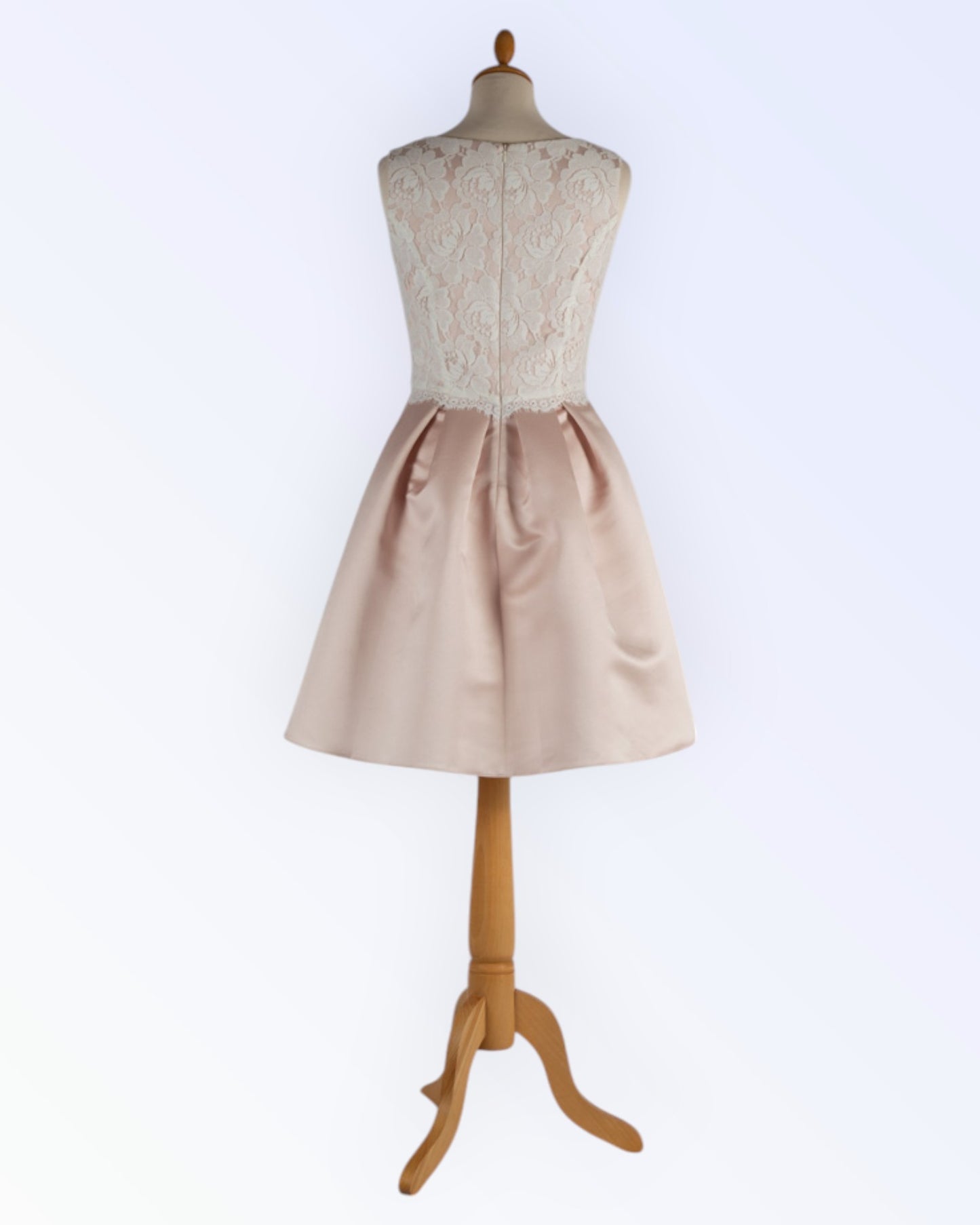 Powder pink mini dress
