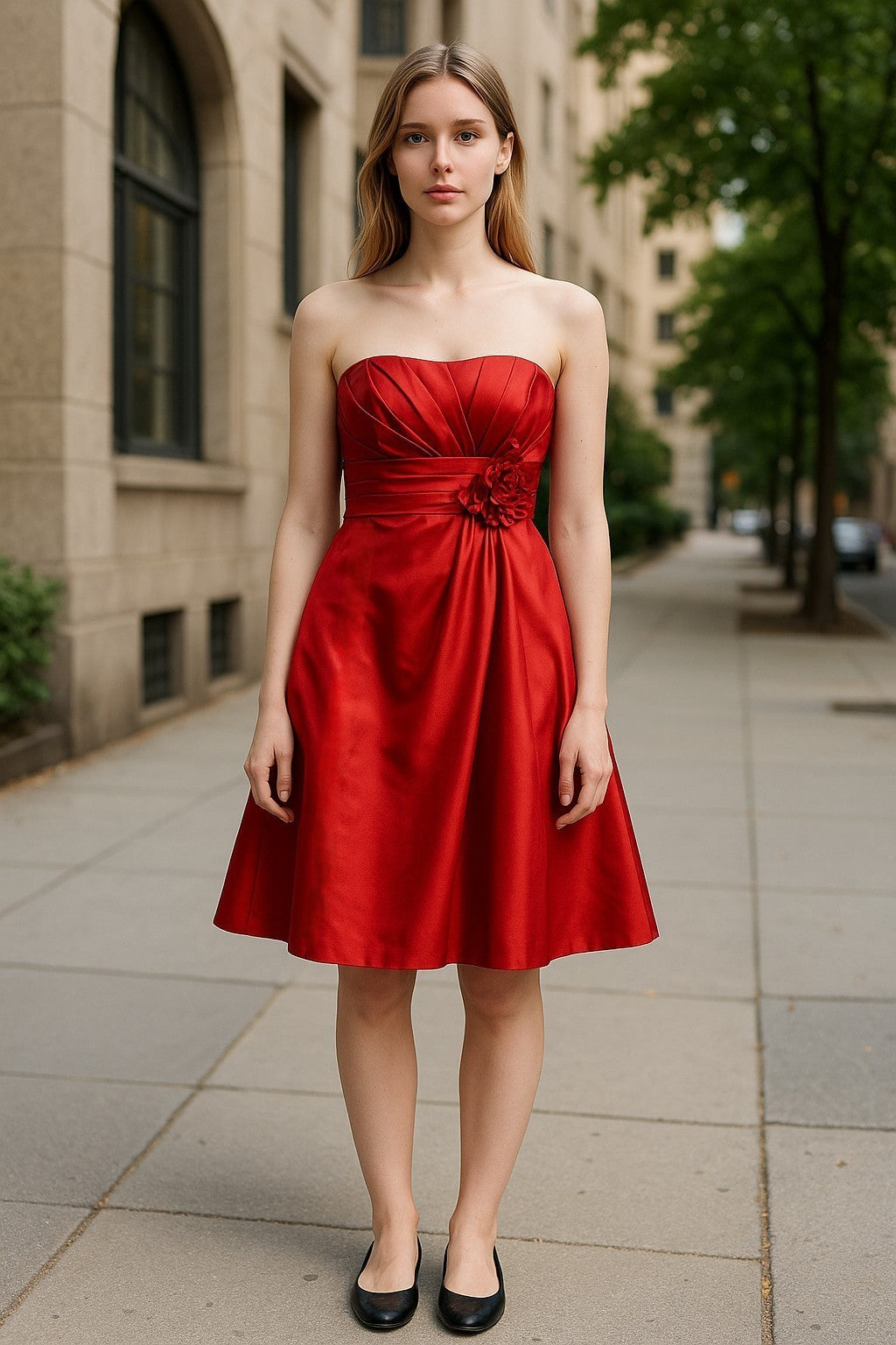 Alexia red party dress