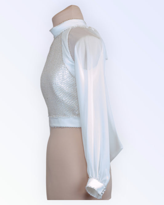 Festive sequin top