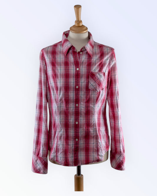 Esprit checked shirt blouse