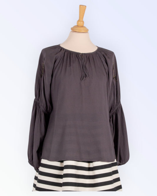 Denim Hunter loose-fitting viscose blouse