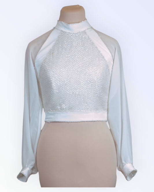 Festive sequin top