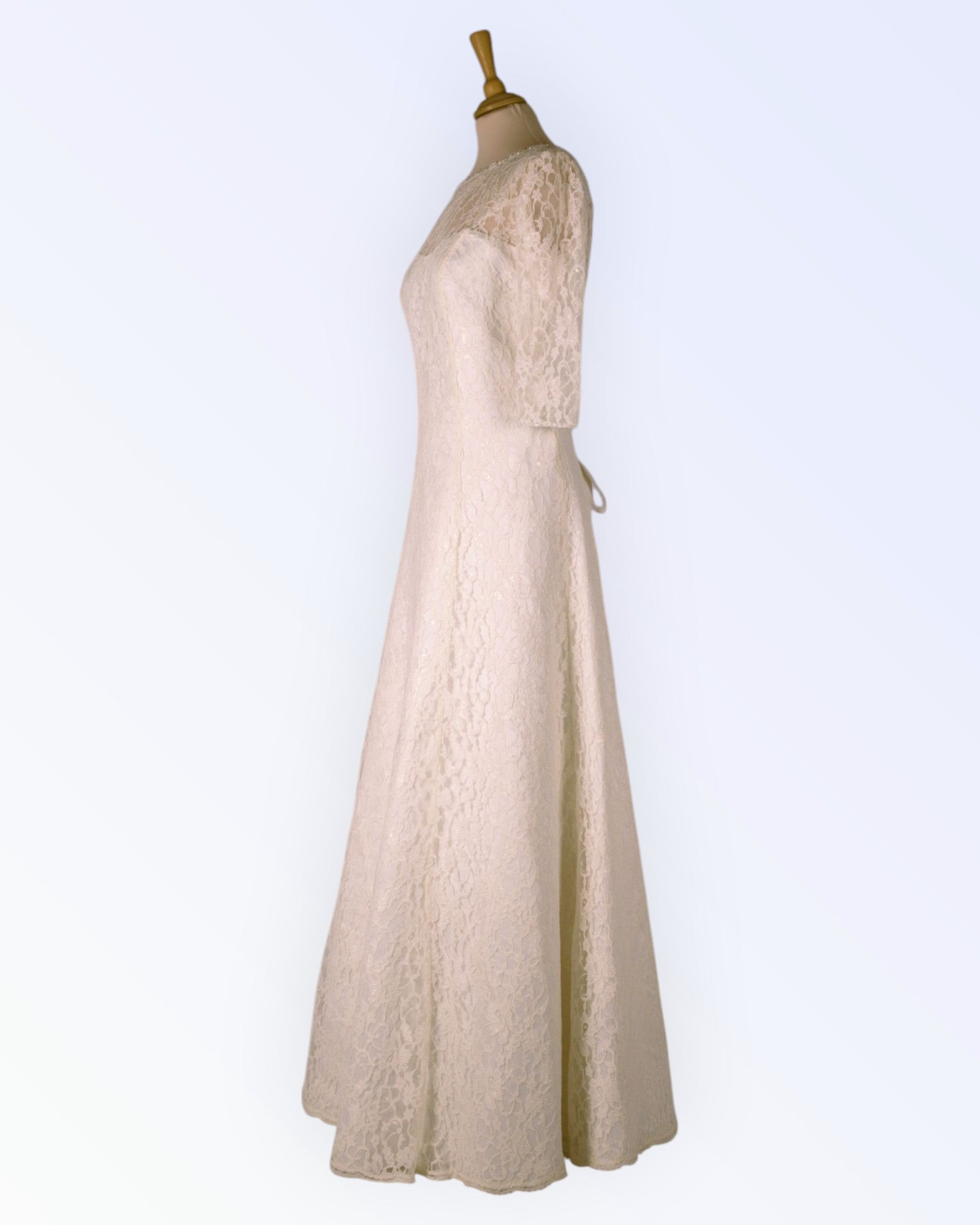 Classic lace wedding dress