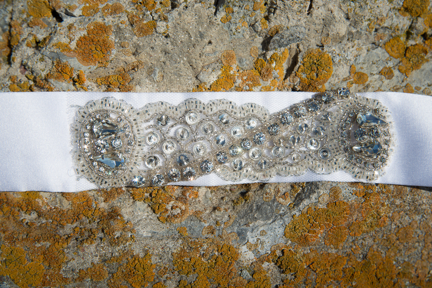 Tie belt for wedding dress