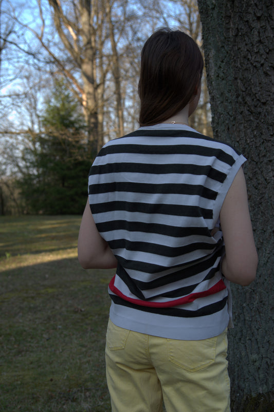 AllSaints puuvillane top