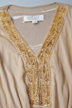 American Glamour Badgley Mischka beige tunika