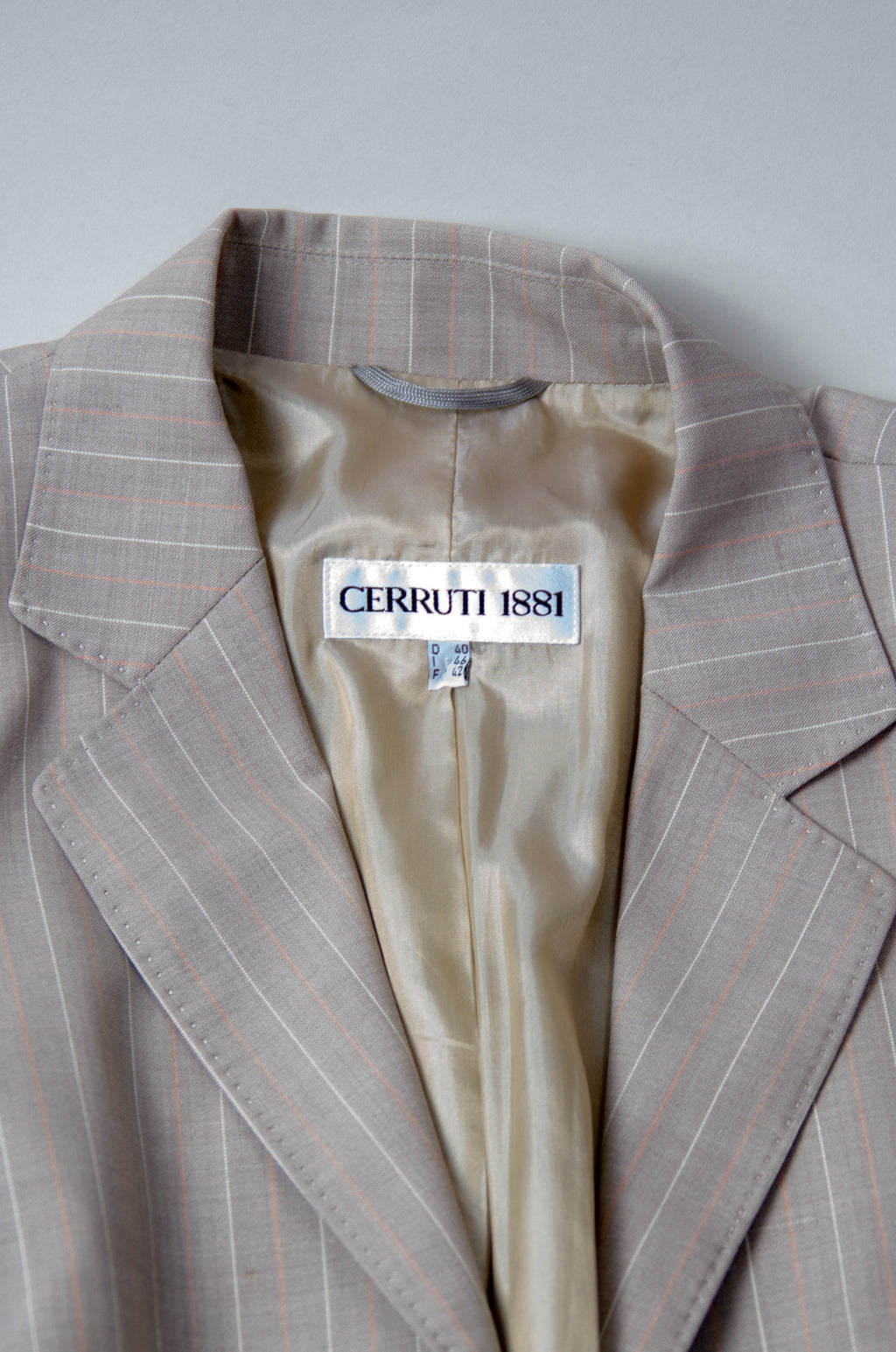 Cerruti 1881 beige classic blazer