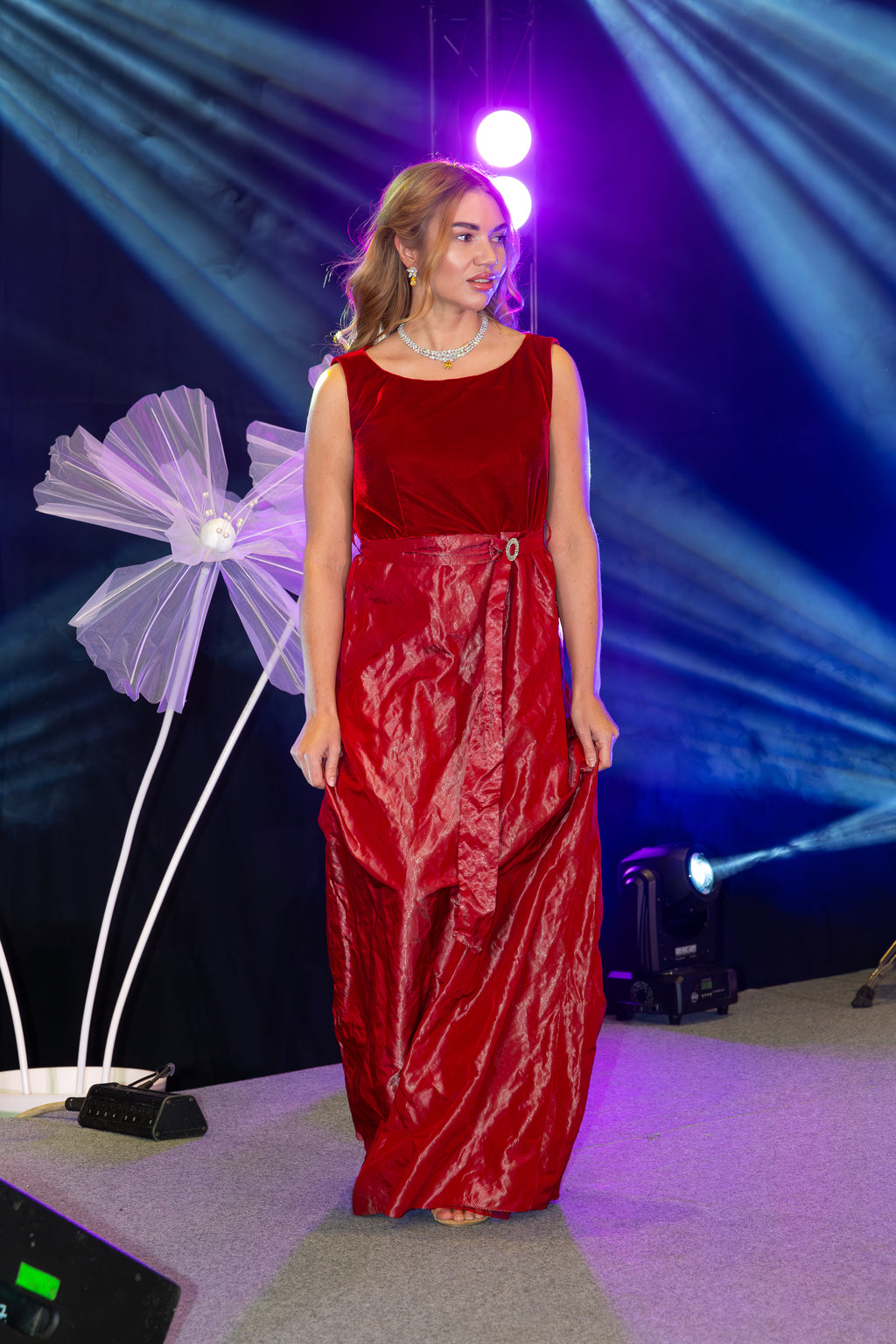 Tigasmo red evening dress